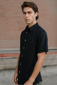 Newton Shirt Short Sleeve Black