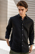 Newton Shirt Long Sleeve Black