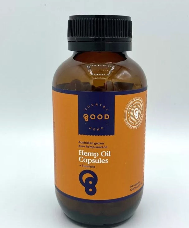 Turmeric and Hemp Seed Oil Capsules